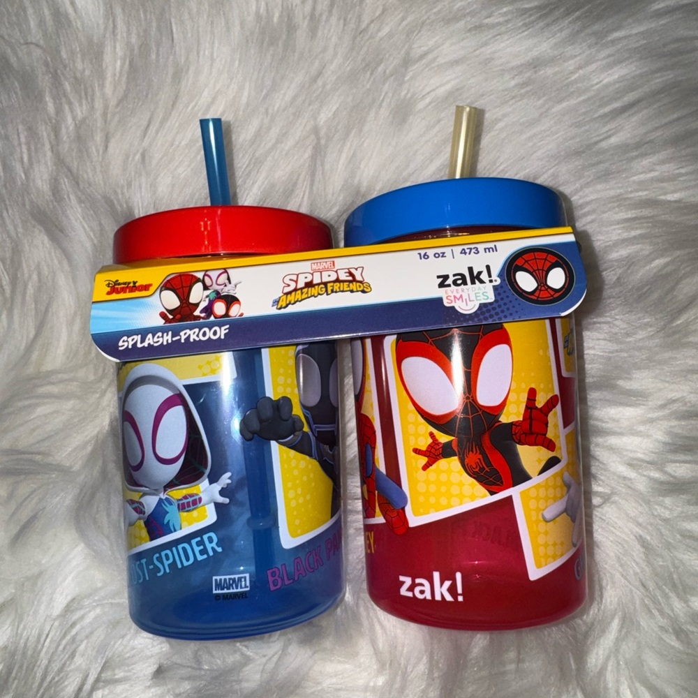 Zak! Marvel Spidey Amazing Friends Kids Tumbler Set - Blue & Red